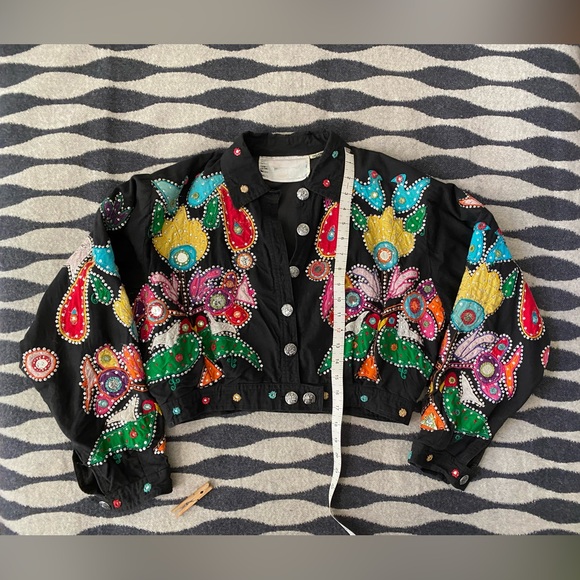 VTG OTHER Destination Embroidered cropped bolero jacket size S - Picture 7 of 16